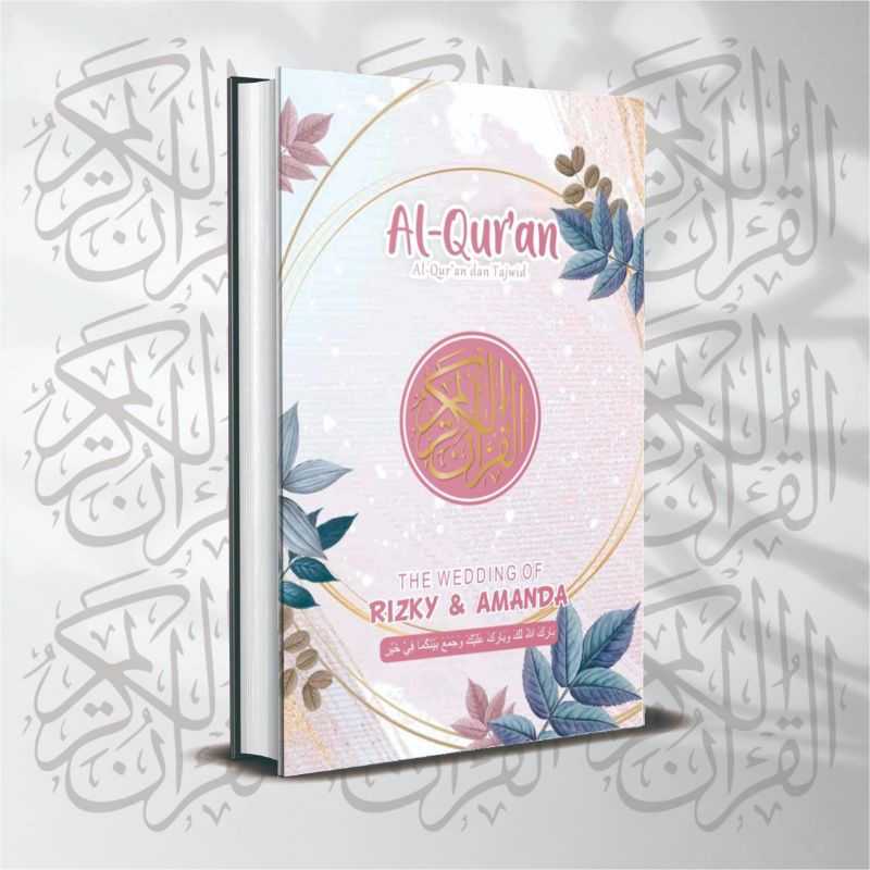 Quran Custom Sampul / Cover - Untuk Souvenir Wisuda, Tahlil, Pernikahan, Instansi, Sekolah, Perusahaan - Image 3