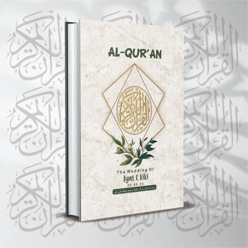 Quran Custom Sampul / Cover - Untuk Souvenir Wisuda, Tahlil, Pernikahan, Instansi, Sekolah, Perusahaan - Image 8